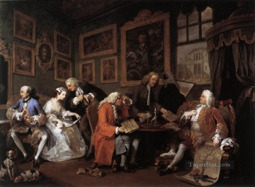 William Hogarth Painting - Marriage a la Mode William Hogarth